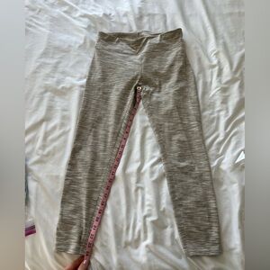 Outdoor voices heathered beige leggings